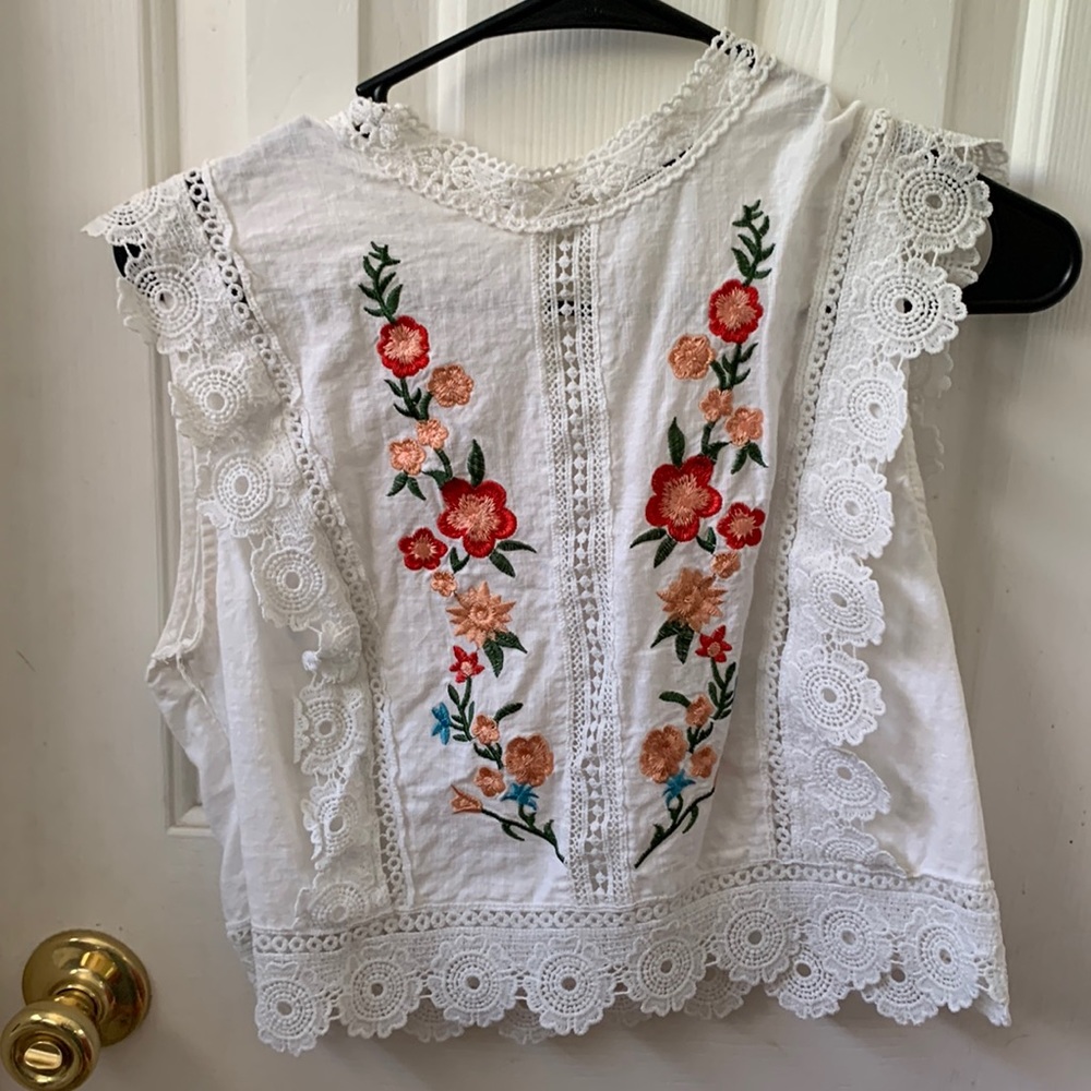 Floral tank top